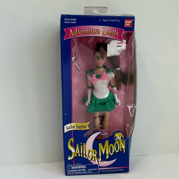 🆕 1995 Sailor Moon Jupiter 6” Adventure Doll
